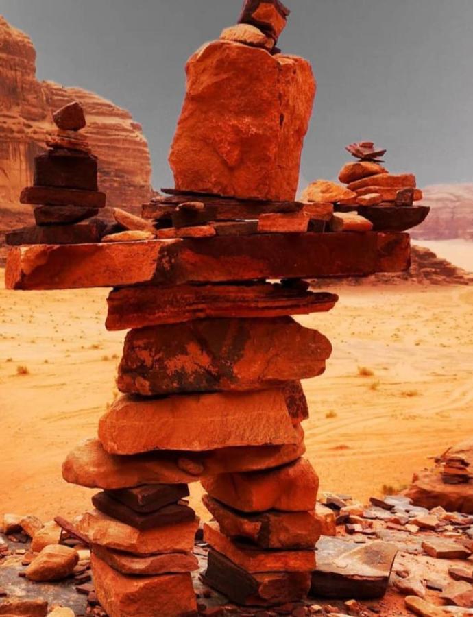 Moon City With Jeep Trips Wadi Rum Ngoại thất bức ảnh
